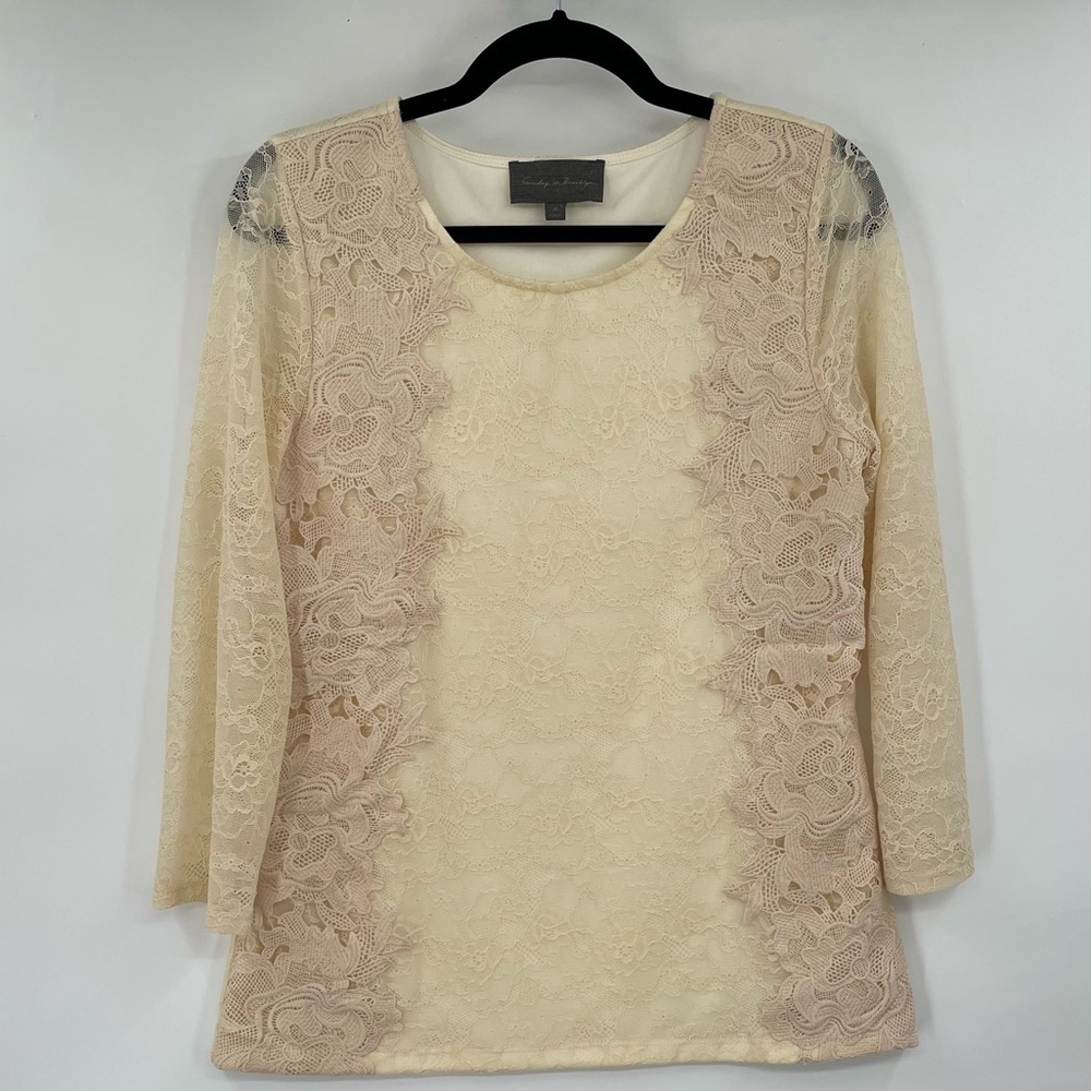 Sunday in Brooklyn Lace Top